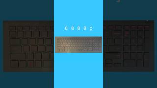 Acento no Teclado Americano windows tecnologia dicas acento shorts [upl. by Aisak]