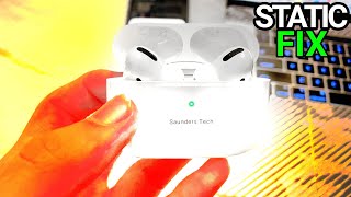 How To FIX AirPods Pro Crackling  Static Noise Sounds 100 FIX [upl. by Nahum]