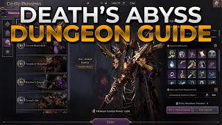 Deaths Abyss Full Dungeon Guide  Throne and Liberty [upl. by Nnaeerb]