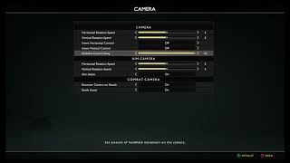 God of War  Default Settings HUD Camera Audio Video Accessibility amp Language Details 2018 [upl. by Kerk]