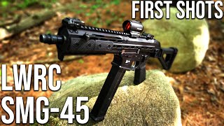 LWRC SMG45  First Shots  Best 45 ACP PCC [upl. by Nadual]