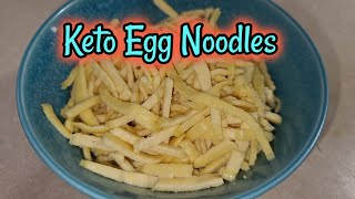 Enjoy keto egg noodles 🍜 a healthy and tasty lowcarb alternative for guiltfree comfort food 🌟 [upl. by Barrada]