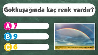 GENEL KÜLTÜR BİLGİ YARIŞMASI  20 Soruluk Testi Tamamlayabilir misin  Eğlenceli Bilgi Yarışması [upl. by Saihtam]