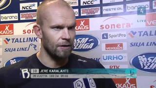 Jere Karalahti  Ryntäys 520min  BluesHIFK 1792010 [upl. by Anaiuq237]