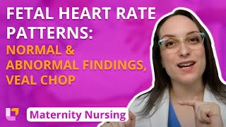 Fetal Heart Rate Patterns Normal and Abnormal Findings VEAL CHOP  Maternity Nursing  LevelUpRN [upl. by Ecinna]