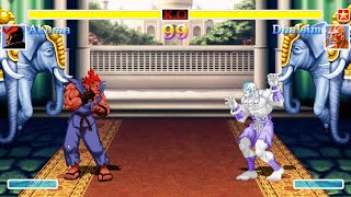 Shin Akuma vs Yoga Dhalsim Hardest Street Fighter 2 [upl. by Akined841]