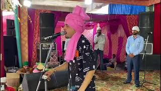 Hassan Manak live with simran khan music team in Jodhewal Ludhiana 2023🎤🎤🎤🎹🎹🎹🎹 [upl. by Wehttam559]