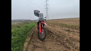 November adventure  Honda CRF 300 Rally  Trans European Trail Belgium [upl. by Malamut]