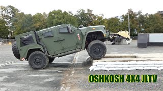 OSHKOSH 4X4 JLTVDRIVING OVER AN OBSTCLE [upl. by Moselle13]