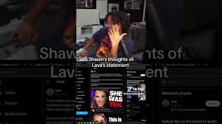 Shawn Cee On Lavas Statement shawncee mrbeast kristyson twitch [upl. by Suirauqram]