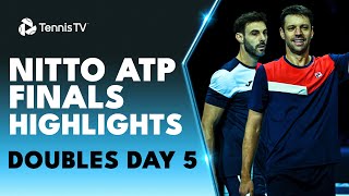 GranollersZeballos DodigKrajicek amp More Feature  Nitto ATP Finals Doubles Highlights Day 5 [upl. by Attegroeg]