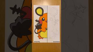 I drew Dedenne from Pokemon with Posca Markersdedenne pokemon art posca [upl. by Ko483]