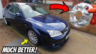 Mondeo ST Wheel Spacers Install [upl. by Peder]