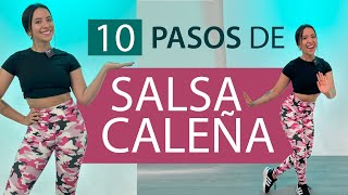 Aprende estos pasos de SALSA CALEÑA 🔥¡¡100 recomendado ✅ [upl. by Burgess]