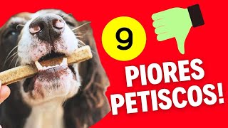 9 PIORES PETISCOS para limpar dentes de cachorro [upl. by Charleton67]