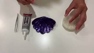 B7000 Adhesive Glue for Crafts  Fabrics with Flatback Pearls [upl. by Brig]