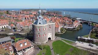 Dronevlucht Enkhuizen 4K UHD [upl. by Boyse]