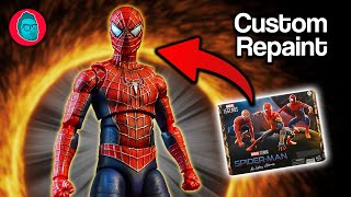 El increíble REPAINT del SpiderMan TOBEY Marvel Legends 🤯 Unboxing amp Proceso [upl. by Erehc414]