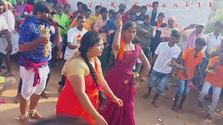 Girs New Dance Dj Hit Song dj folk song by Village Girls 2024 [upl. by Nekcarb388]