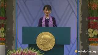 Aung San Suu Kyi Nobel Peace Prize Lecture [upl. by Oiuqise]