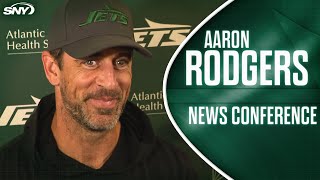 Aaron Rodgers expects greatness every time he takes the field for Jets  SNY [upl. by Nrevel]