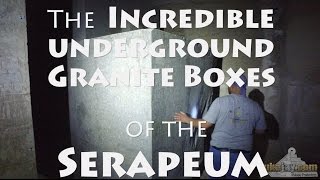 The Serapeum in Egypt  ancient advanced technology  massive underground granite boxes [upl. by Calley967]