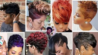 25 Best Short PIXIE HAIRCUT Hairstyles For Black Women 💕 20222023 [upl. by Vins]