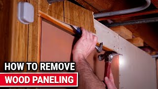 How To Remove Wood Paneling  Ace Hardware [upl. by Tommie813]