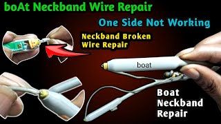 boAt Neckband Wire Repair  Neckband Broken Wire Repair  How To Repair Broken Wire of Earphones [upl. by Nivart]