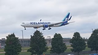 Icelandair Boeing 767 Landing at London Heathrow Airport  061024 [upl. by Cahra188]