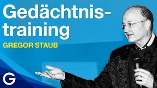 So wird dein Gedächtnis besser – Gedächtnistraining  Gregor Staub [upl. by Erelia]