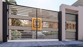 Top 100 Modern Gate Design Ideas 2024  Main Gates Ideas For Home Garden House Exterior Design Ideas [upl. by Hughes]