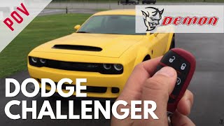 Dodge Challenger Demon Exhaust Sound [upl. by Avictor737]