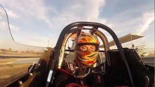 Andy Mears Alcohol Dragster Shakedown Pass  On board cam [upl. by Eah]