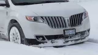 HILLYARD RIM LIONS 2015 LINCOLN MKX STUCK IN THE SNOW STORM BLIZZARD CLIPPER [upl. by Nicko]