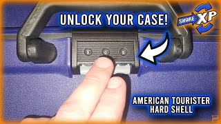 How to Unlock Luggage Forgot Suitcase Combination  American Tourister by Samsonite [upl. by Giacopo647]