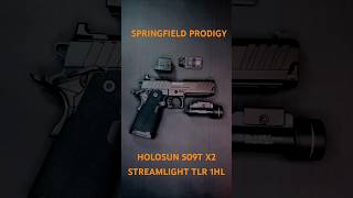 SPRINGFIELD PRODIGY  HOLOSUN 509T X2  STREAMLIGHT TLR 1HL springfield holosun streamlight [upl. by Fraase218]