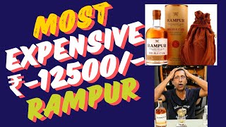 RAMPUR DOUBLE CASK INDIAN SINGLE MALT WHISKY REVIEW [upl. by Avery]