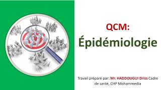 QCM épidémiologie en question [upl. by Joub]