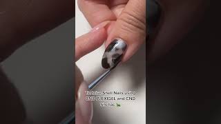 CND PLEXIGEL™ Color Builder Tutorial Tortoise Shell Nail Art [upl. by Valdas]