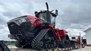 New 715 Horsepower Case IH Quadtrac Tractor Arrives At The Farm Season 5 Episode 3 [upl. by Anielram]