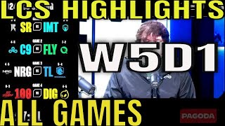 LCS Highlights Week 5 Day 1 ALL GAMES  LCS Spring 2024 W5D1 [upl. by Ianaj]