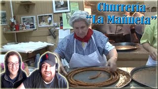 Churrería quotLa Mañuetaquot churros con historia Parte 2 Argentinos reaccionan [upl. by Akimik730]