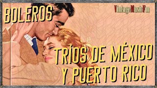 BOLEROS MUSICA ROMANTICA CON LOS TRIOS MEXICANOS DE ANTAÑO MEXICO ENAMORADO CAPITÁN TRUENO 1956 [upl. by Alekehs]