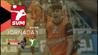 Jornada 1 Pamesa Teruel Voleibol VS Unicaja Costa de Almería [upl. by Missi257]