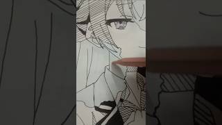 Drawing Yuki Suou 😍 ROSHIDERE  Stained art 🎨 shorts drawing roshidere anime animedrawing [upl. by Gwenneth]