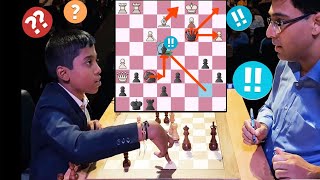 🔥Sicilian Defense  Najdorf Variation  Praggnanandhaa vs Anand  Tata Steel India Blitz 2018 [upl. by Mitchel]