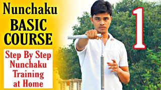 Best Nunchaku Training for Beginners  Lesson 1  Step by step nunchaku Training in Hindi [upl. by Oidacra]