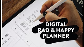 Digital Planner  Rad amp Happy Planner on Goodnotes [upl. by Leora894]