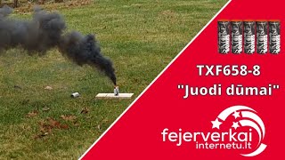 TXF6588 juodi dūmai fejerverkai 2024 fejerverkaiinternetult [upl. by Arul407]